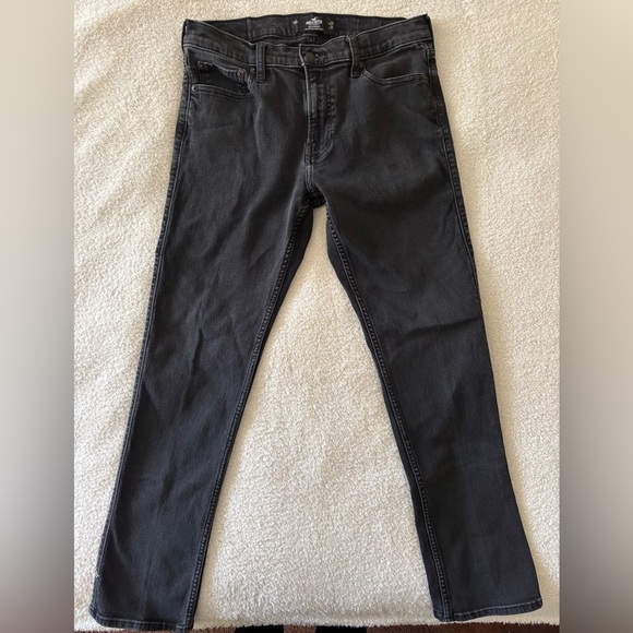 Hollister Men's Black Slim Straight Size W 33 L 32 - Picture 6 of 11